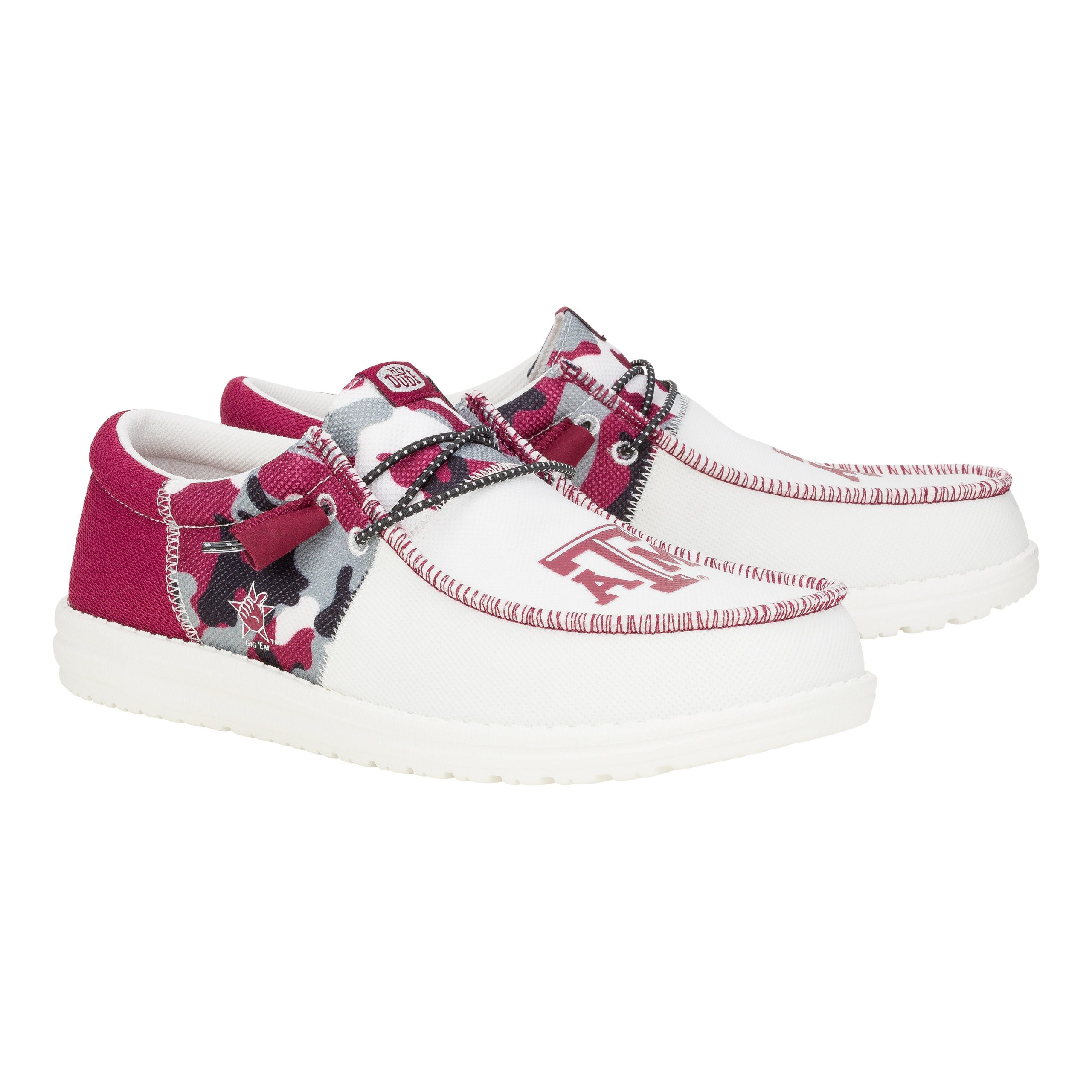 Men's Wally Tri Texas A&M - Texas AM White/Maroon - Image 3