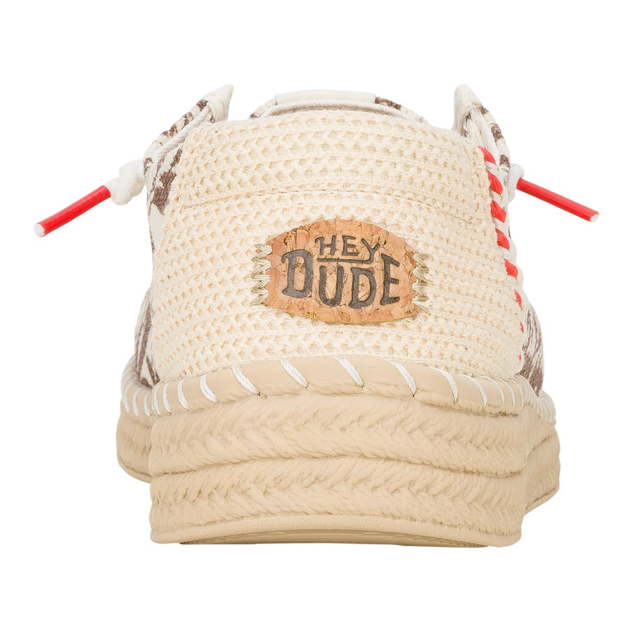 Wendy Espadrille Retro Palm - Downtown Brown/Egret - Image 5