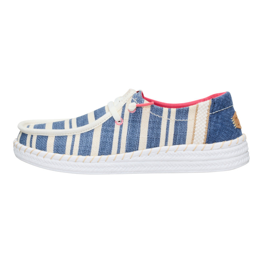 Wendy Espadrille Coast - Navy/White