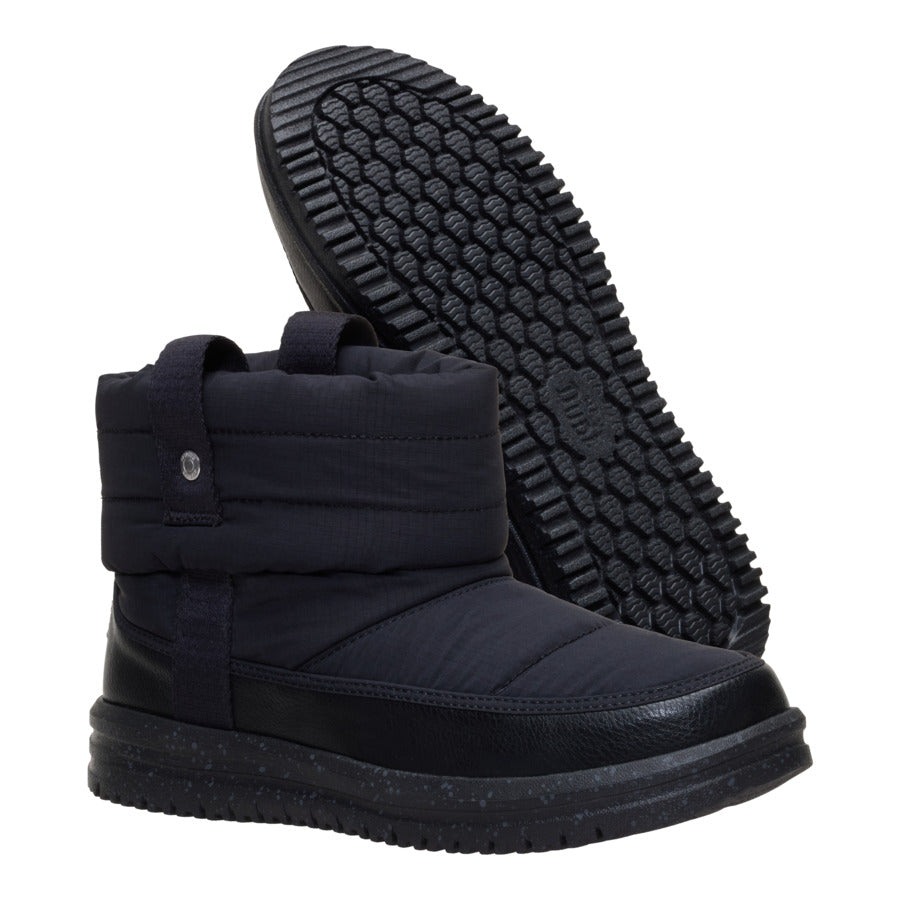 Camden Cuff Nylon Quilt - Black/Black - Image 3